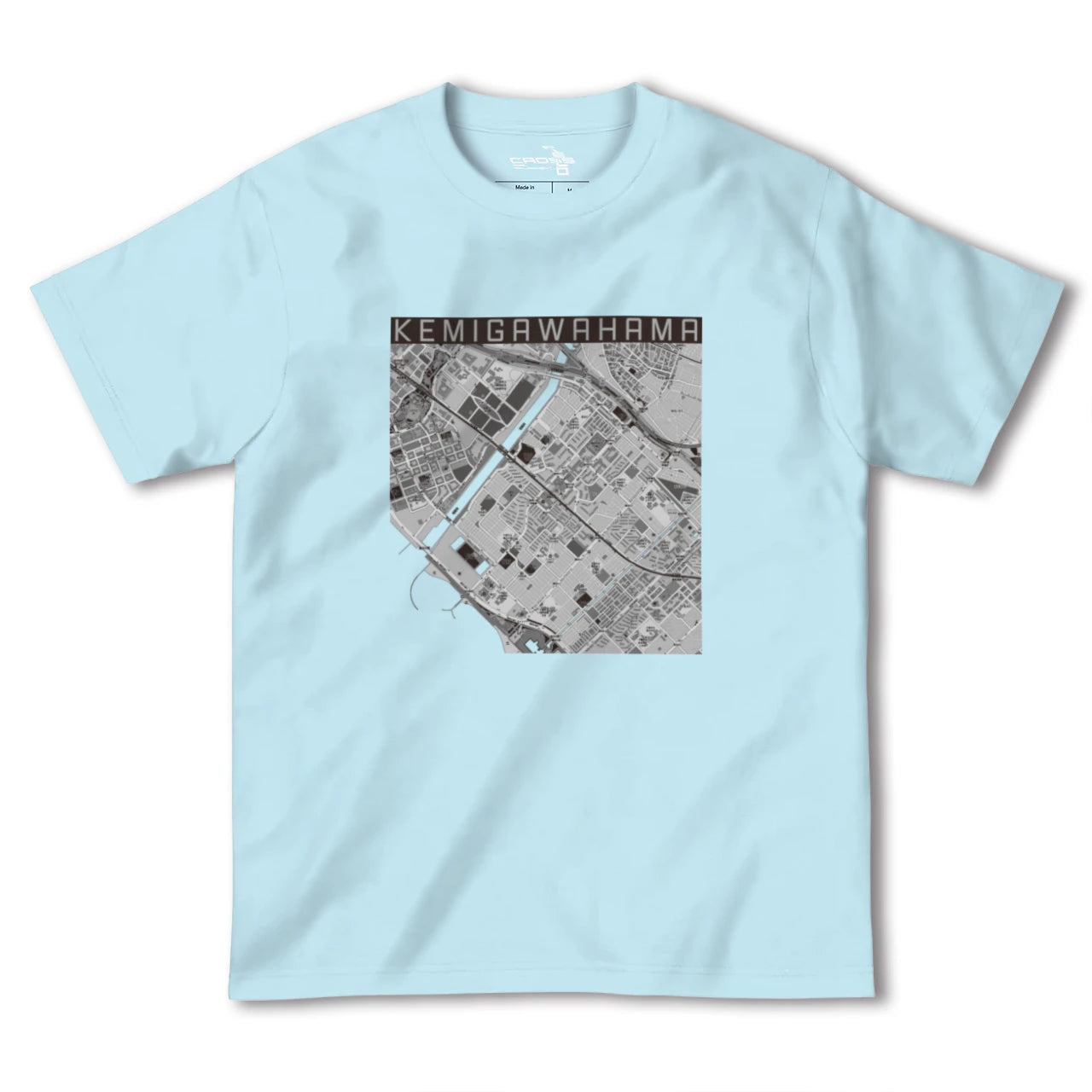 【検見川浜(千葉県)】地図柄ヘビーウェイトTシャツ