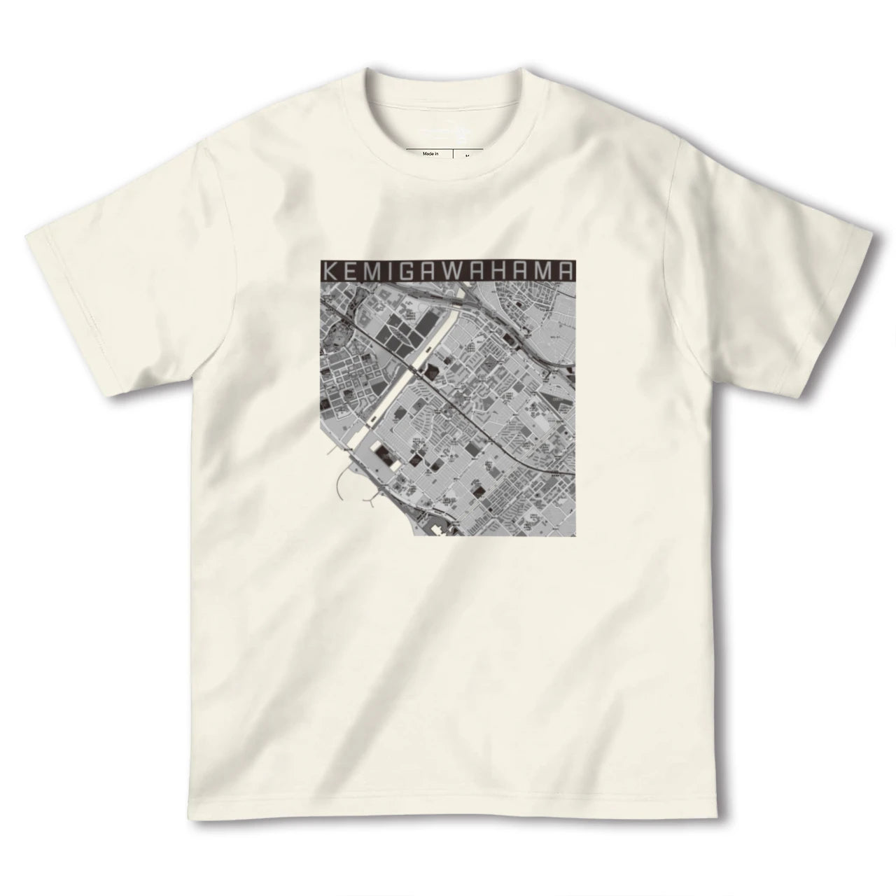 【検見川浜(千葉県)】地図柄ヘビーウェイトTシャツ