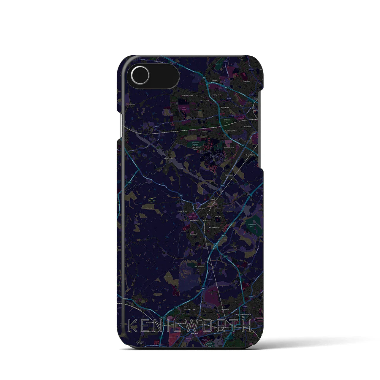 【ケニルワース(イギリス)】地図柄iPhoneケース(バックカバータイプ)