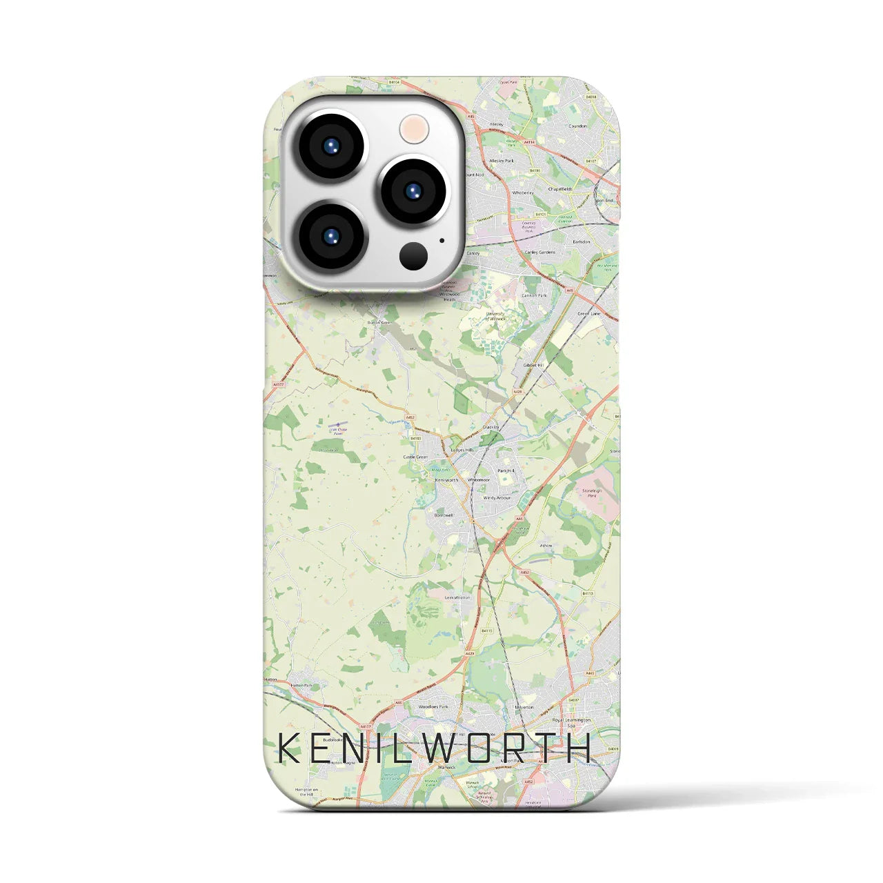 【ケニルワース(イギリス)】地図柄iPhoneケース(バックカバータイプ)