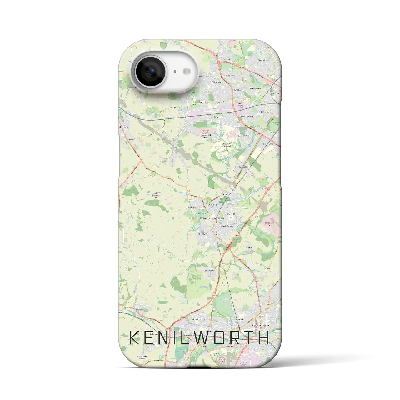 【ケニルワース(イギリス)】地図柄iPhoneケース(バックカバータイプ)