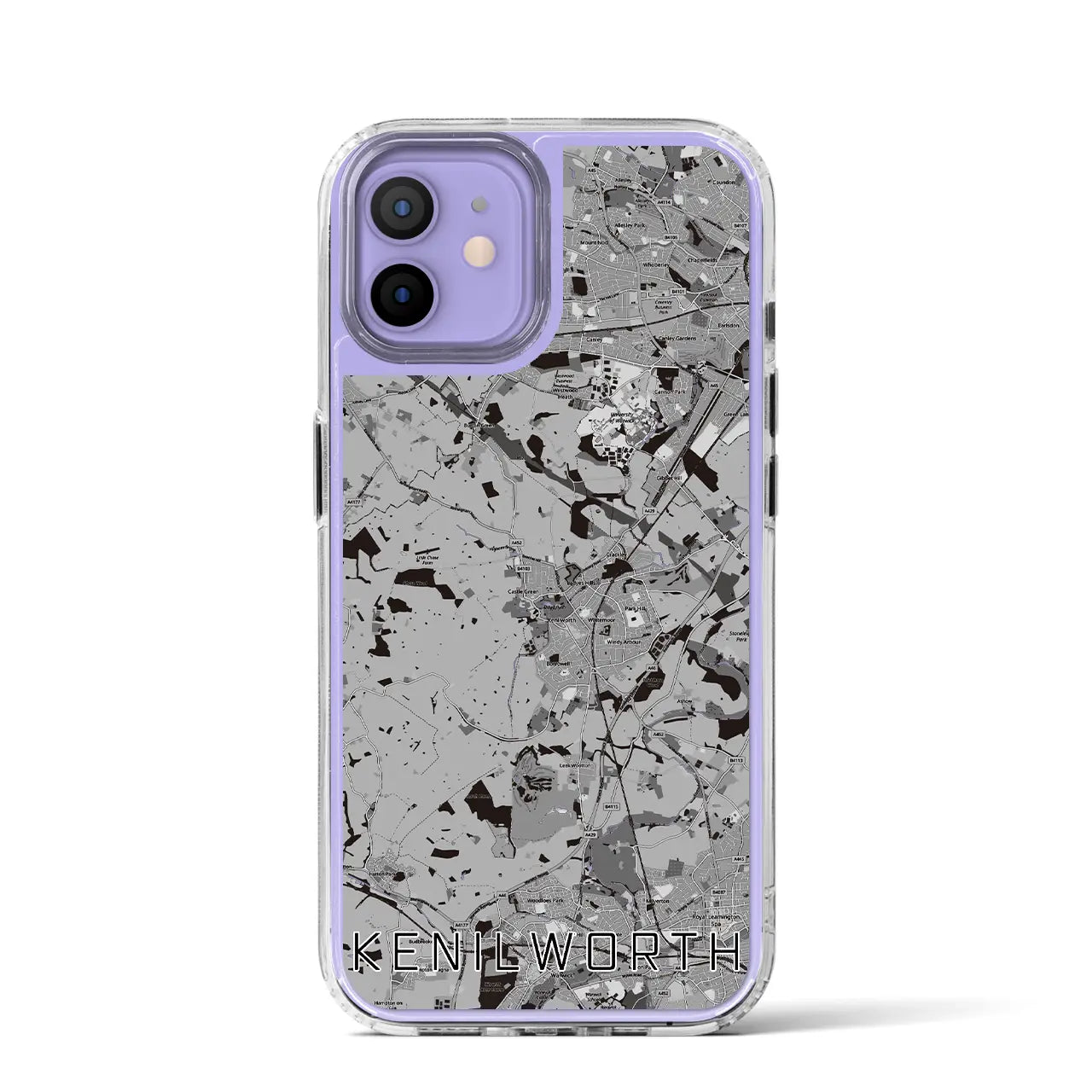 【ケニルワース(イギリス)】地図柄iPhoneケース(MagSafeタイプ)