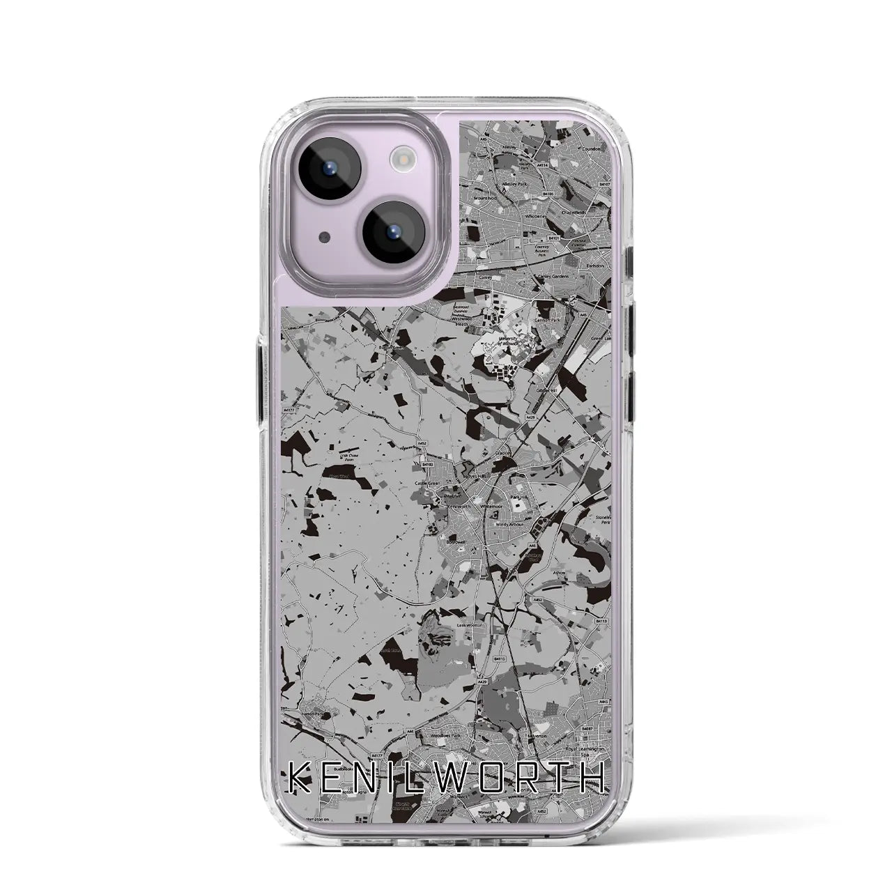 【ケニルワース(イギリス)】地図柄iPhoneケース(MagSafeタイプ)
