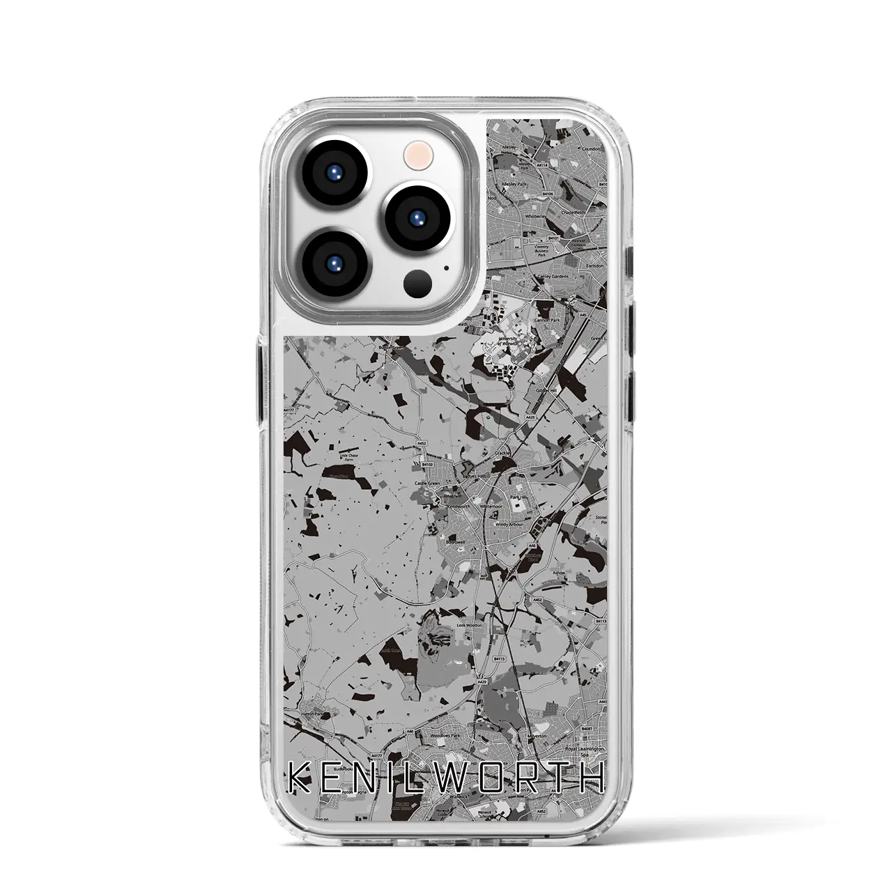 【ケニルワース(イギリス)】地図柄iPhoneケース(MagSafeタイプ)