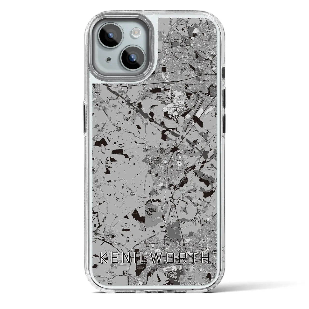 【ケニルワース(イギリス)】地図柄iPhoneケース(MagSafeタイプ)