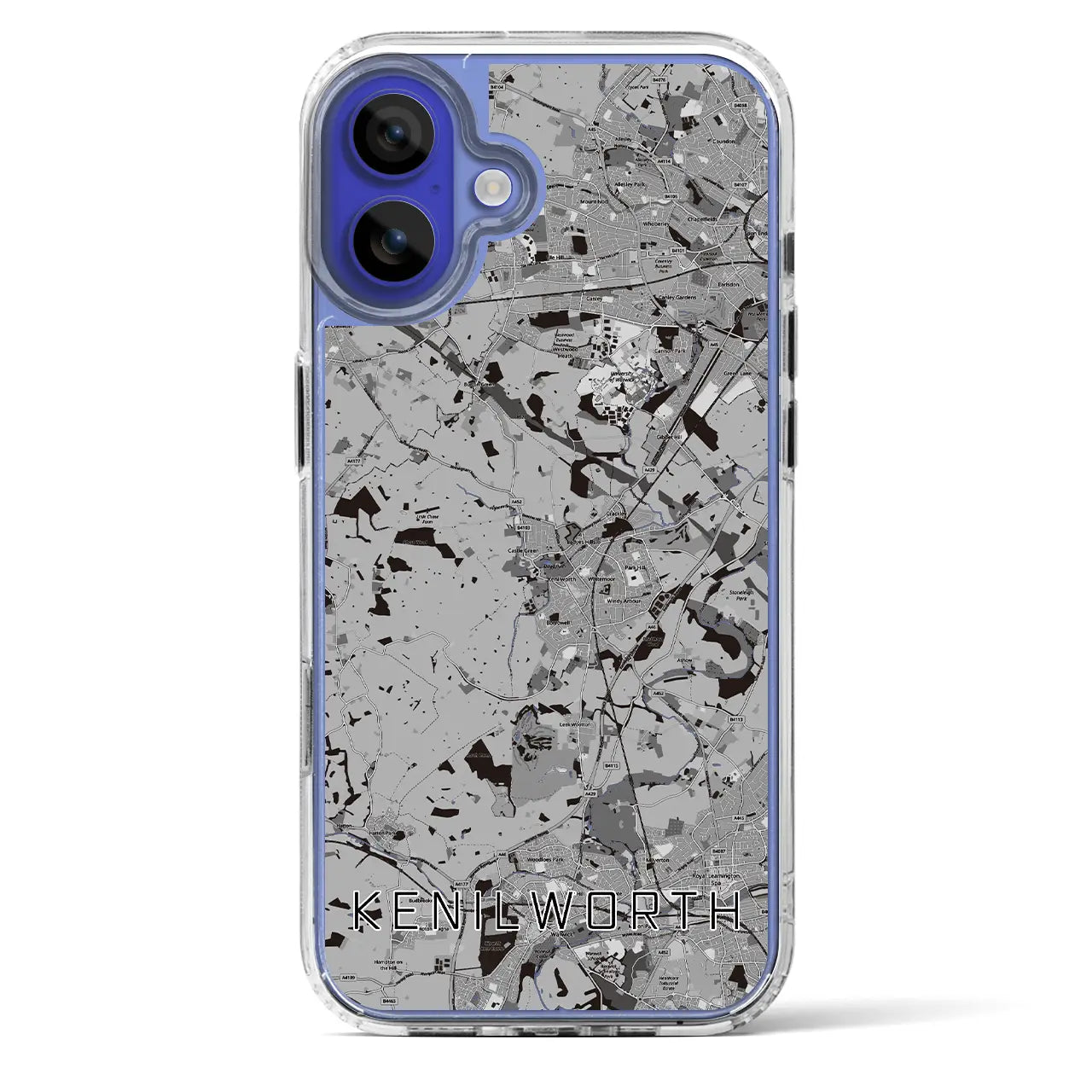 【ケニルワース(イギリス)】地図柄iPhoneケース(MagSafeタイプ)
