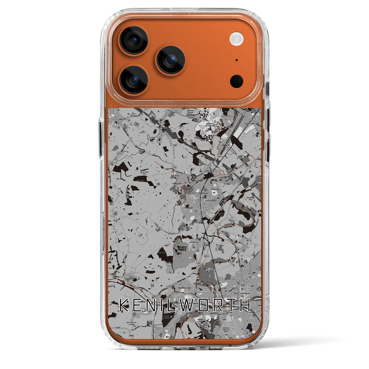 【ケニルワース(イギリス)】地図柄iPhoneケース(MagSafeタイプ)