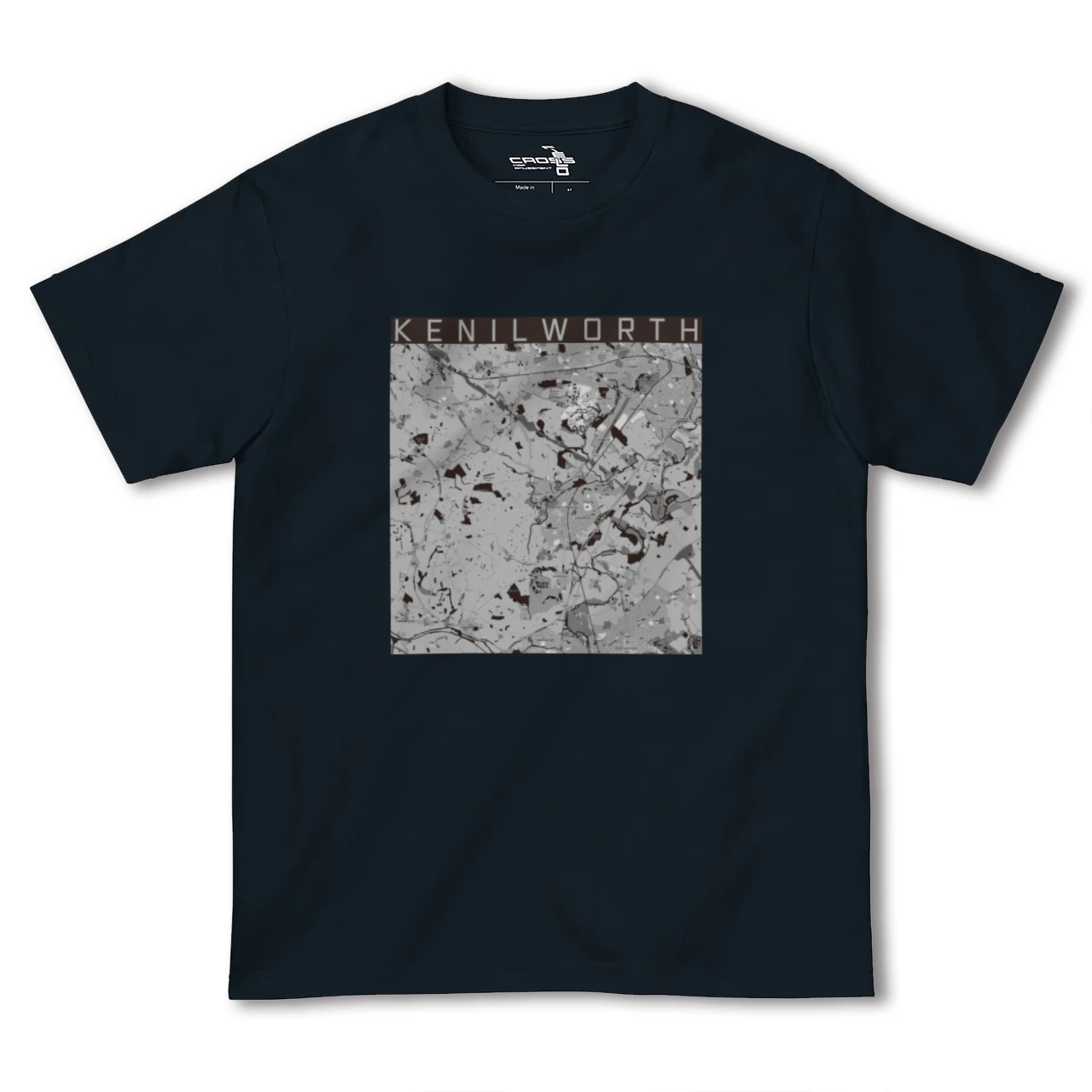【ケニルワース(イギリス)】地図柄ヘビーウェイトTシャツ