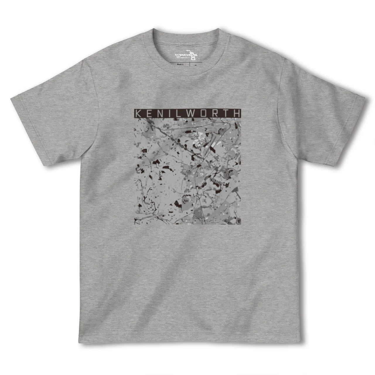 【ケニルワース(イギリス)】地図柄ヘビーウェイトTシャツ