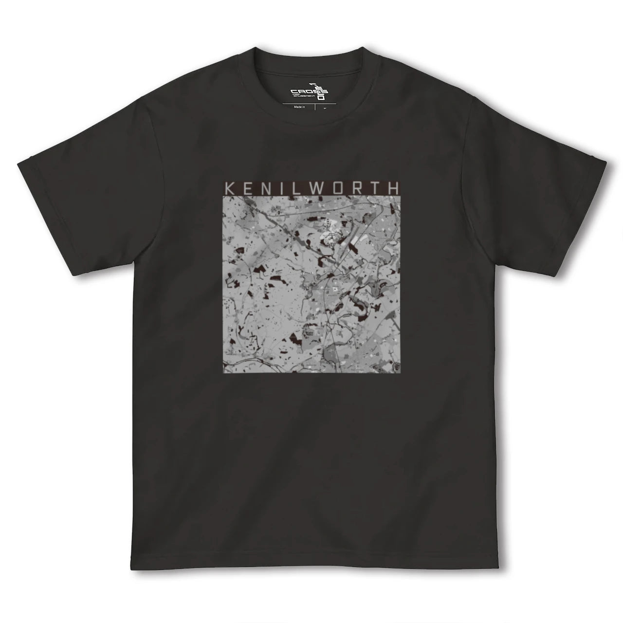【ケニルワース(イギリス)】地図柄ヘビーウェイトTシャツ