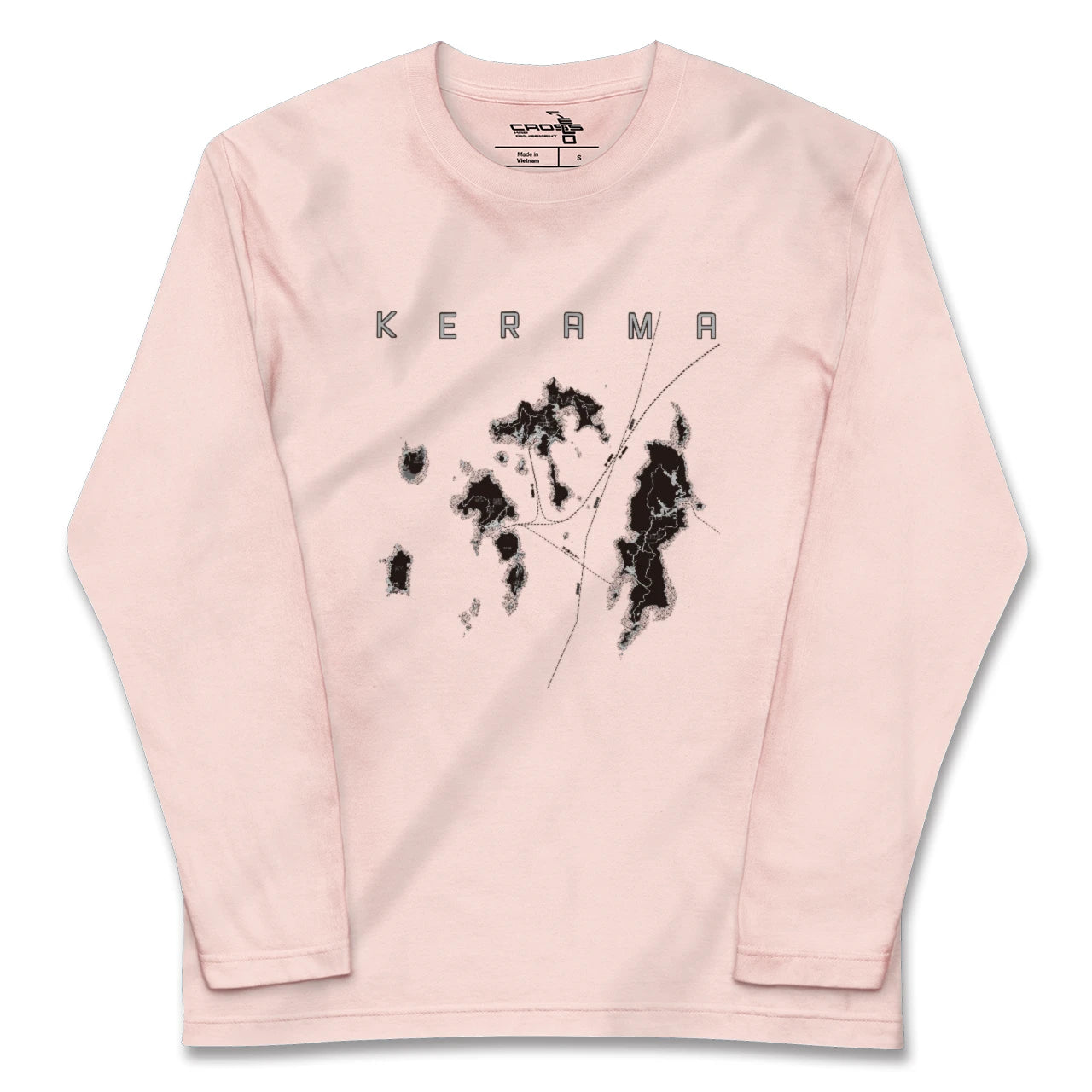 【慶良間(沖縄県)】地図柄ロングスリーブTシャツ
