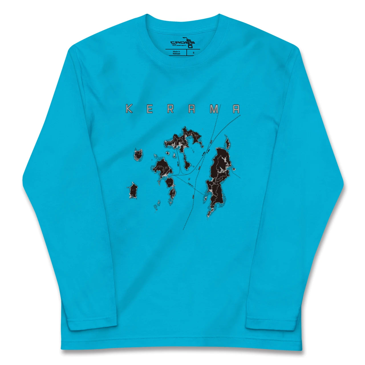 【慶良間(沖縄県)】地図柄ロングスリーブTシャツ