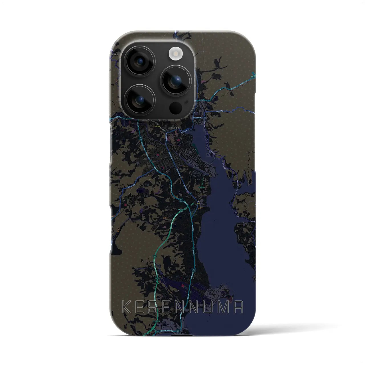 【気仙沼(宮城県)】地図柄iPhoneケース(バックカバータイプ)