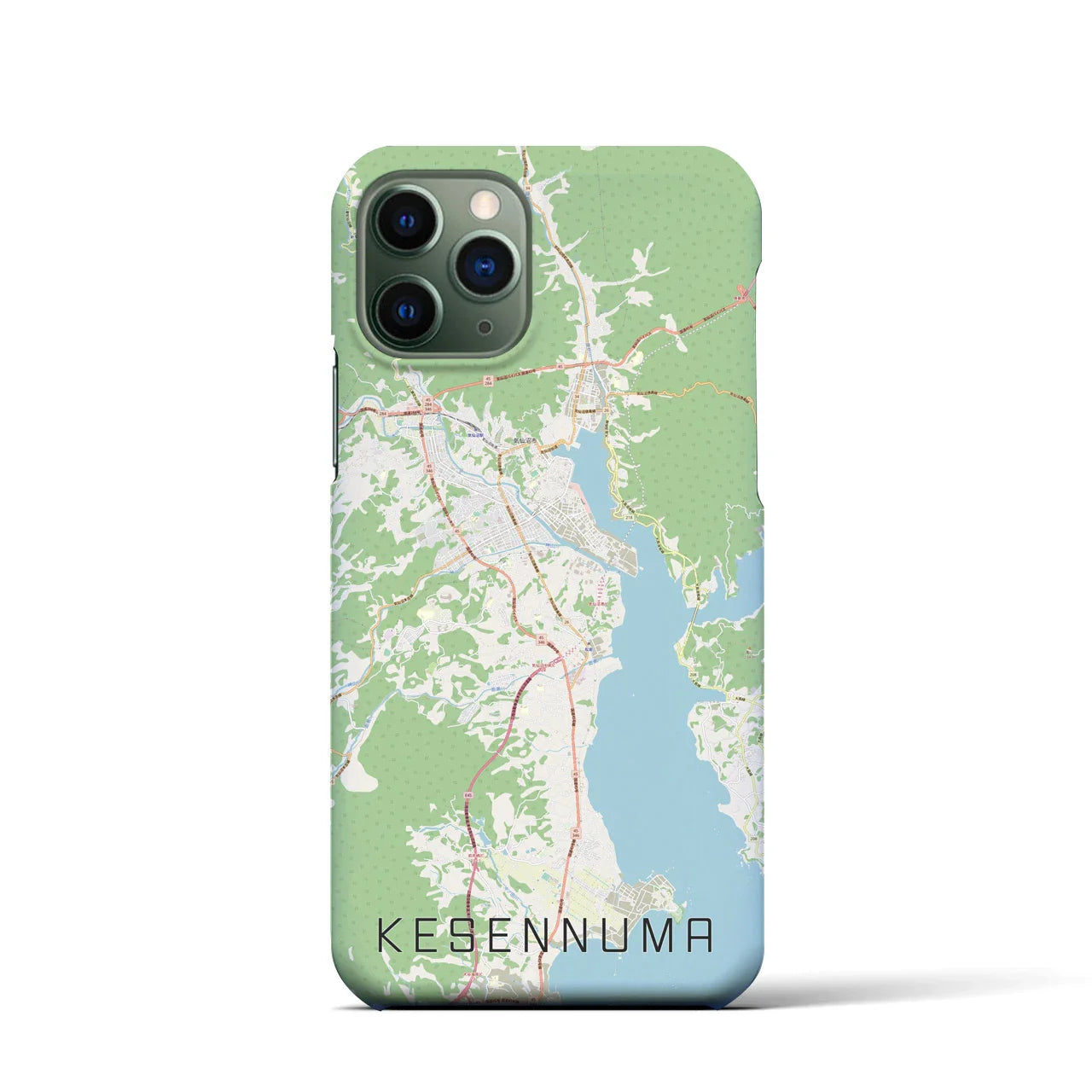 【気仙沼(宮城県)】地図柄iPhoneケース(バックカバータイプ)