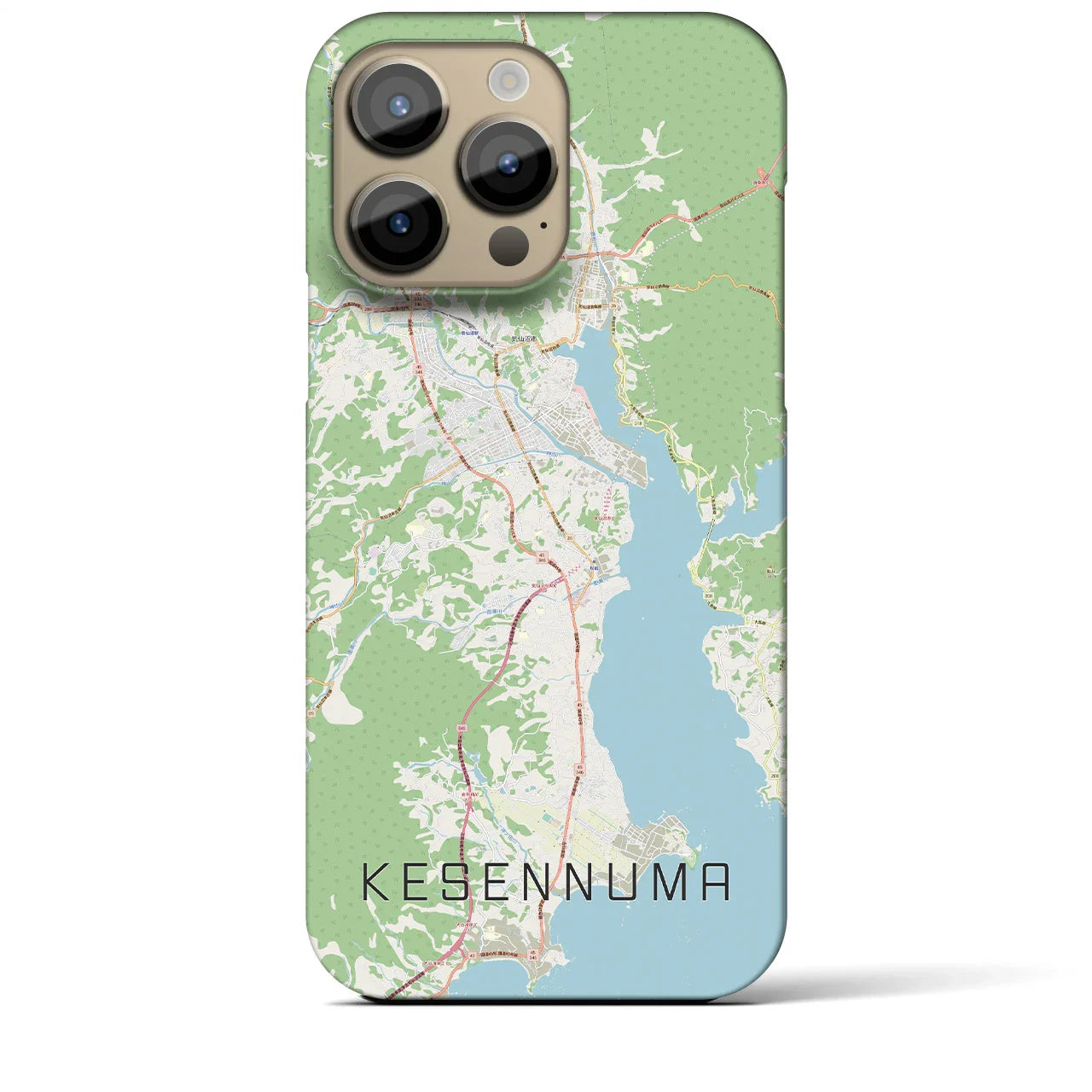 【気仙沼(宮城県)】地図柄iPhoneケース(バックカバータイプ)