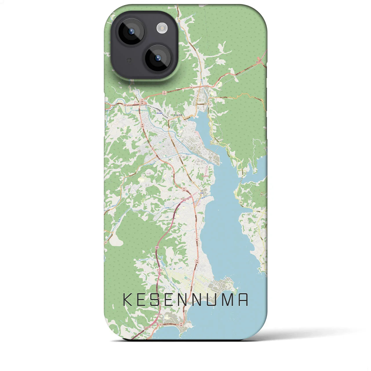 【気仙沼(宮城県)】地図柄iPhoneケース(バックカバータイプ)