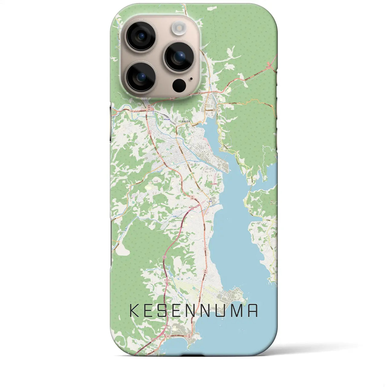【気仙沼(宮城県)】地図柄iPhoneケース(バックカバータイプ)