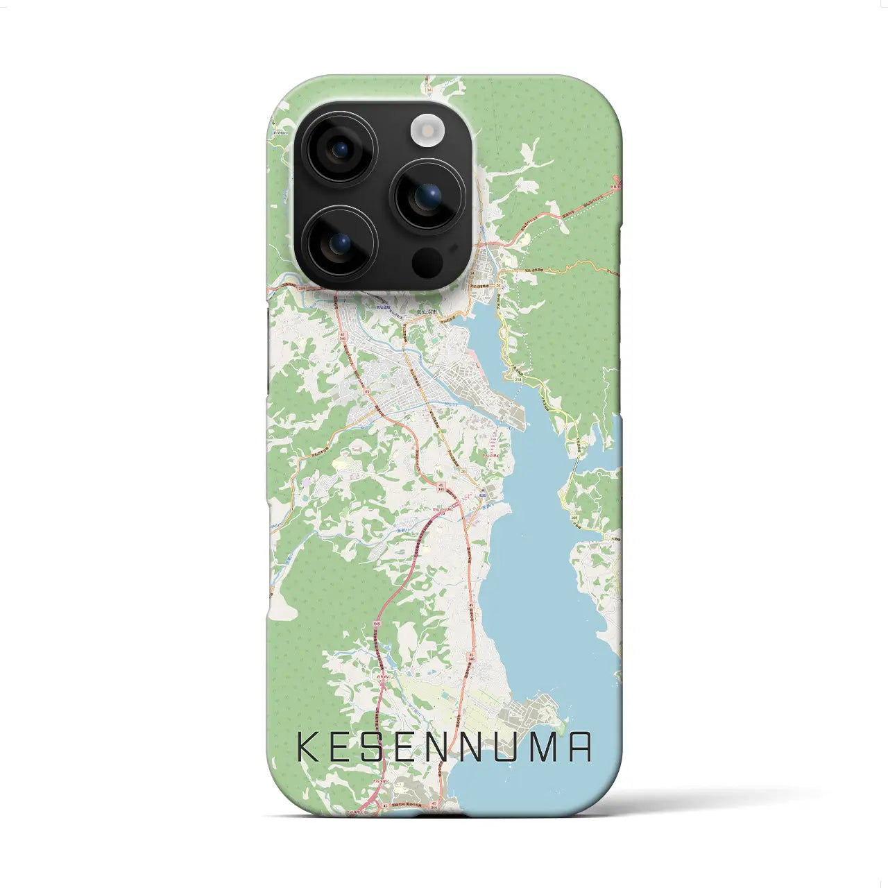 【気仙沼(宮城県)】地図柄iPhoneケース(バックカバータイプ)
