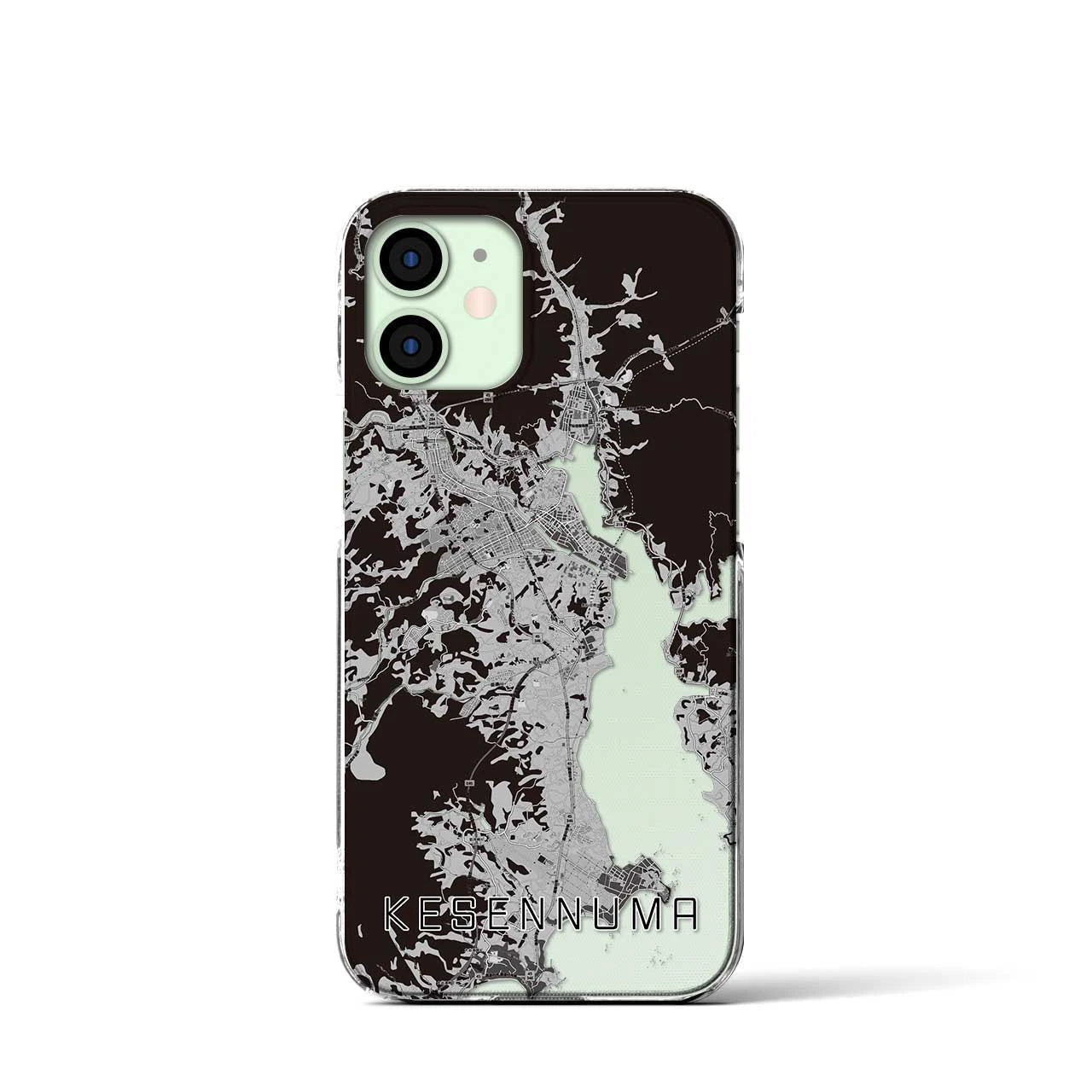 【気仙沼(宮城県)】地図柄iPhoneケース(クリアタイプ)