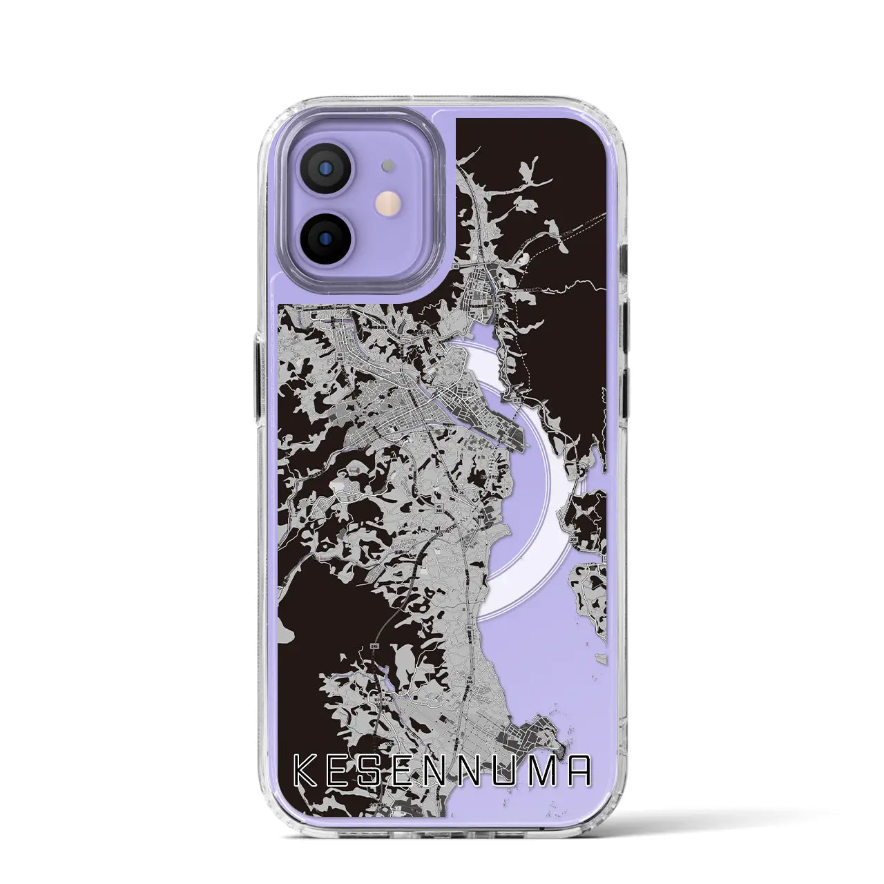 【気仙沼(宮城県)】地図柄iPhoneケース(MagSafeタイプ)