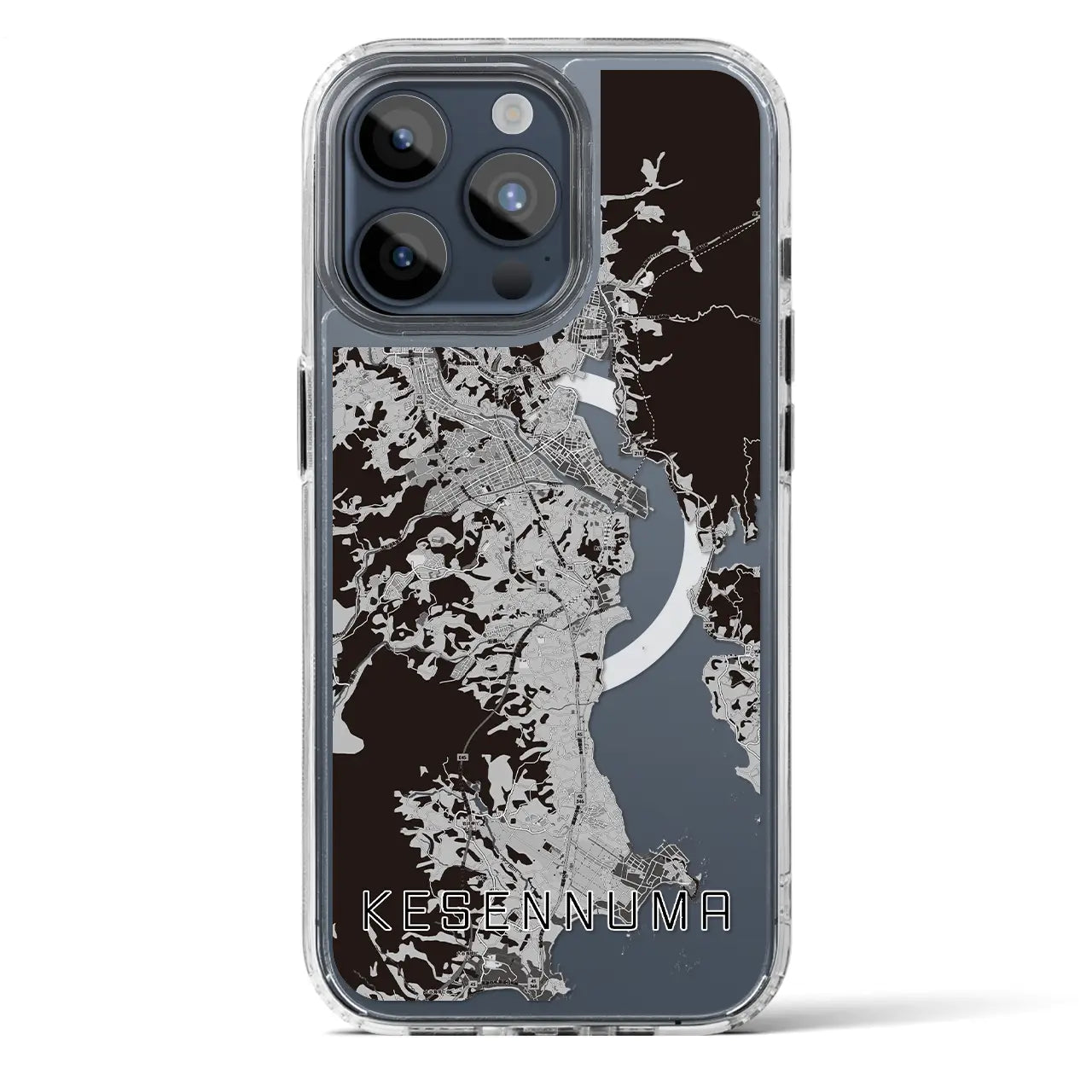 【気仙沼(宮城県)】地図柄iPhoneケース(MagSafeタイプ)