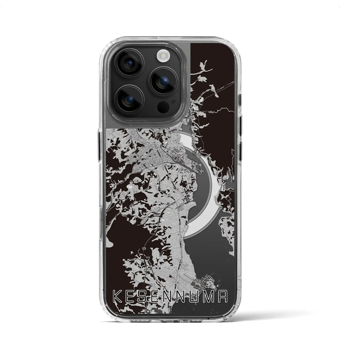 【気仙沼(宮城県)】地図柄iPhoneケース(MagSafeタイプ)