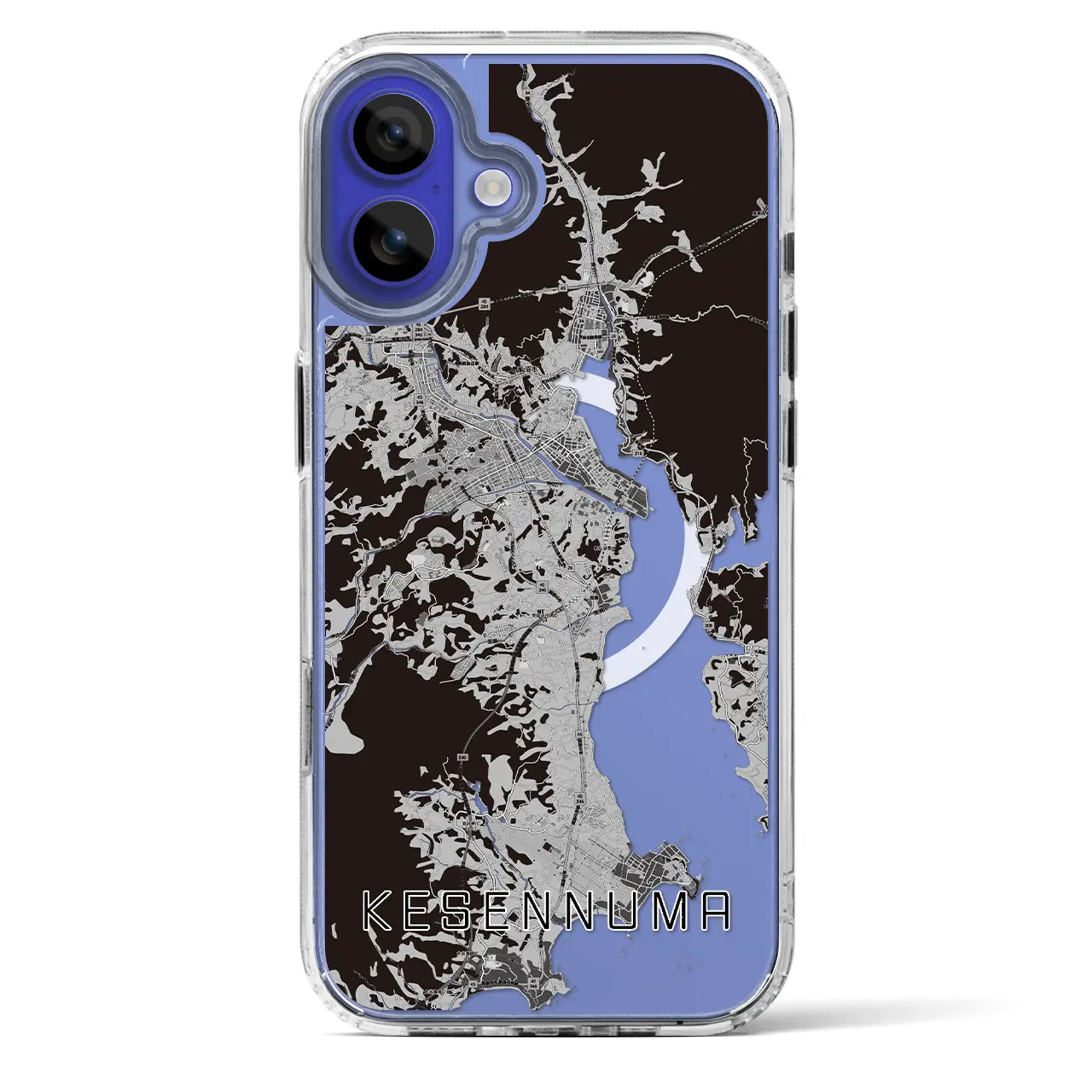 【気仙沼(宮城県)】地図柄iPhoneケース(MagSafeタイプ)