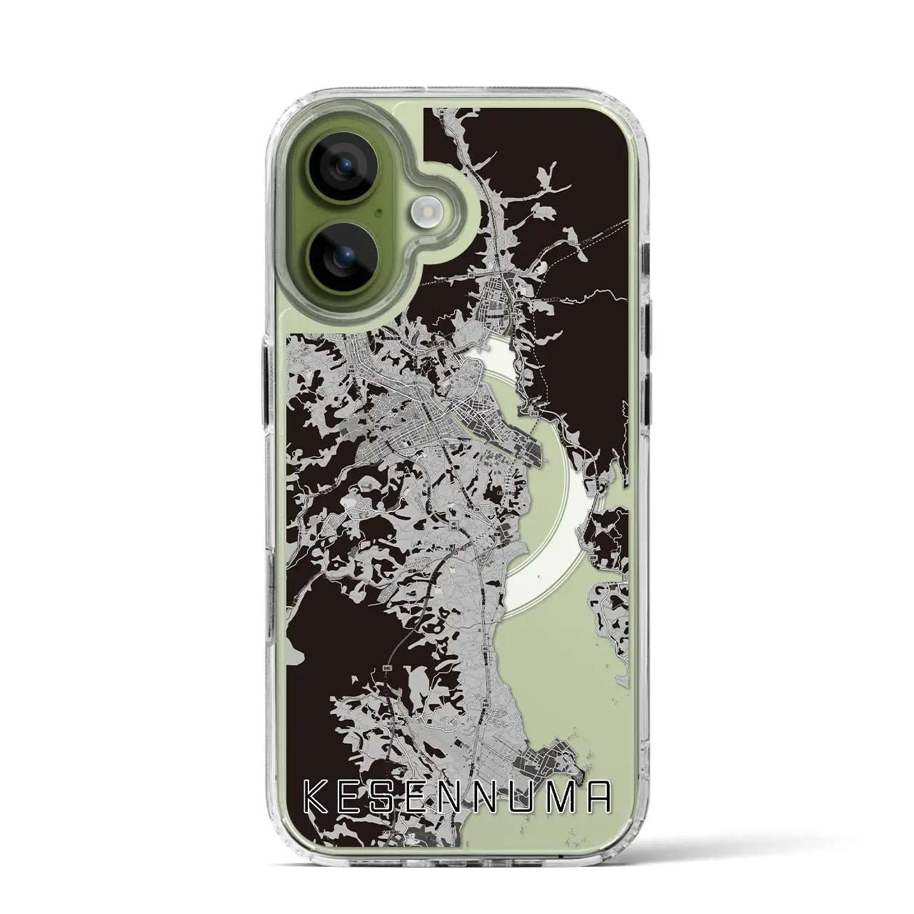 【気仙沼(宮城県)】地図柄iPhoneケース(MagSafeタイプ)