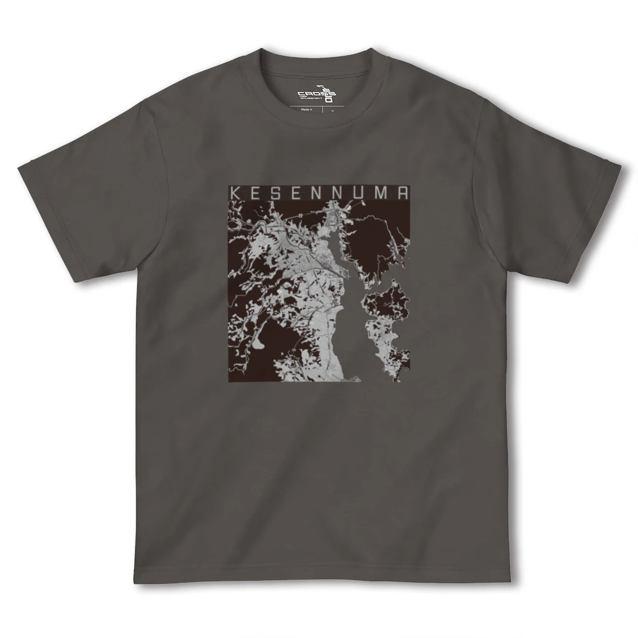 【気仙沼(宮城県)】地図柄ヘビーウェイトTシャツ
