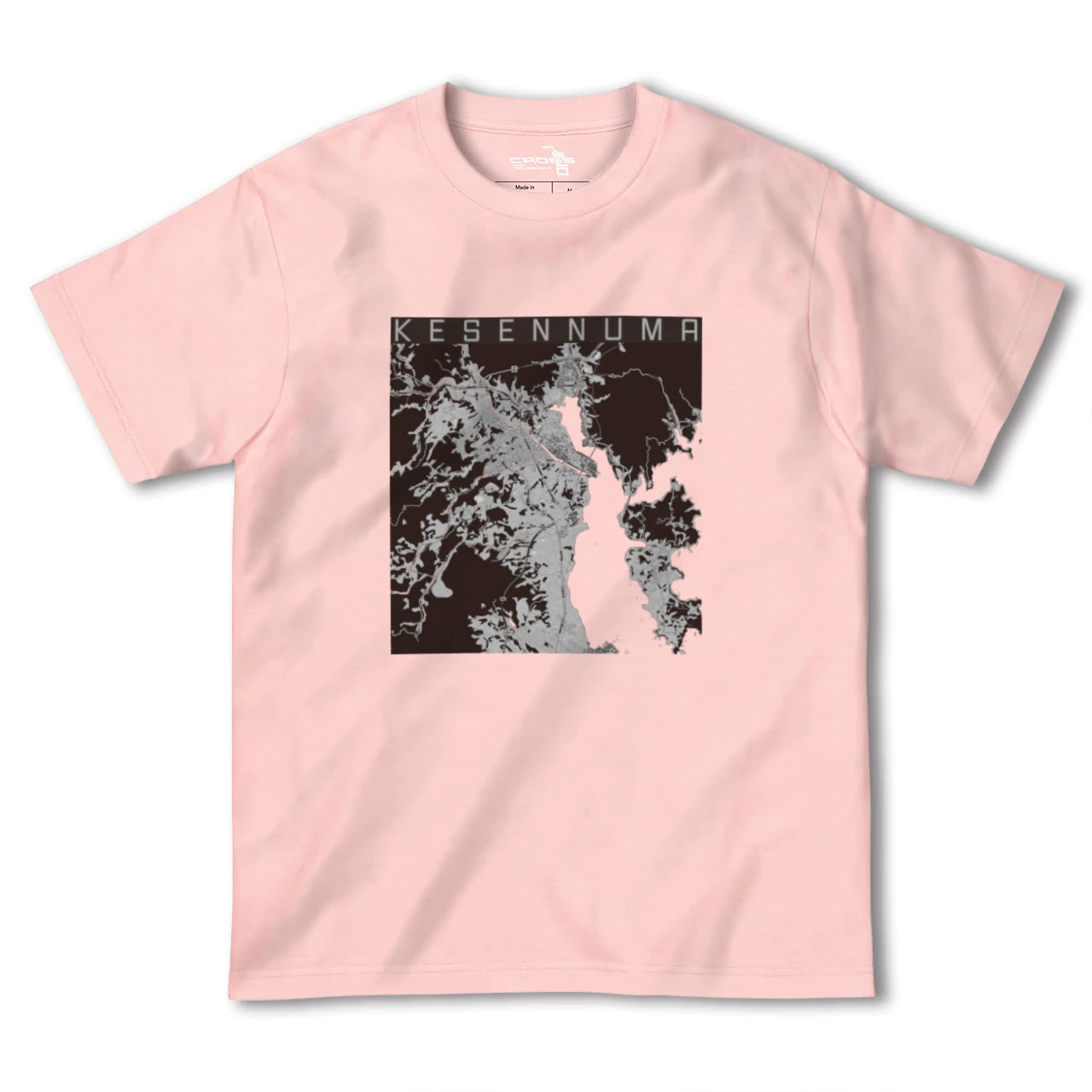 【気仙沼(宮城県)】地図柄ヘビーウェイトTシャツ