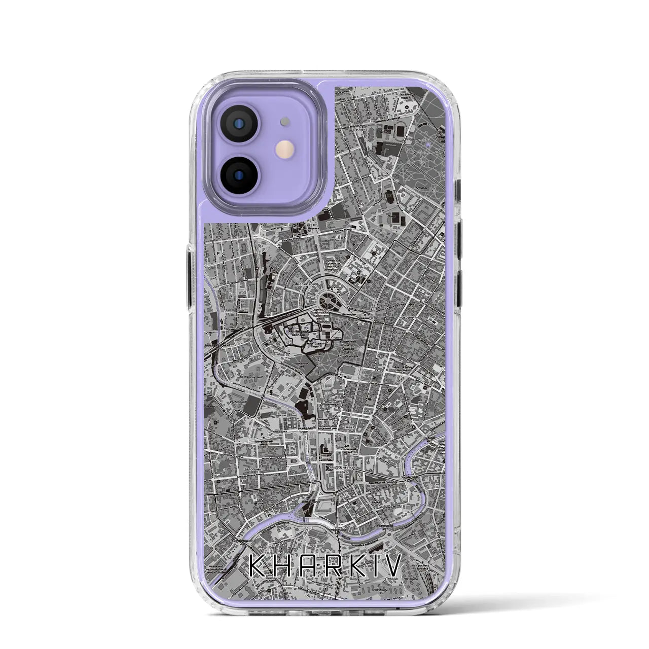 【ハルキウ(ウクライナ)】地図柄iPhoneケース(MagSafeタイプ)