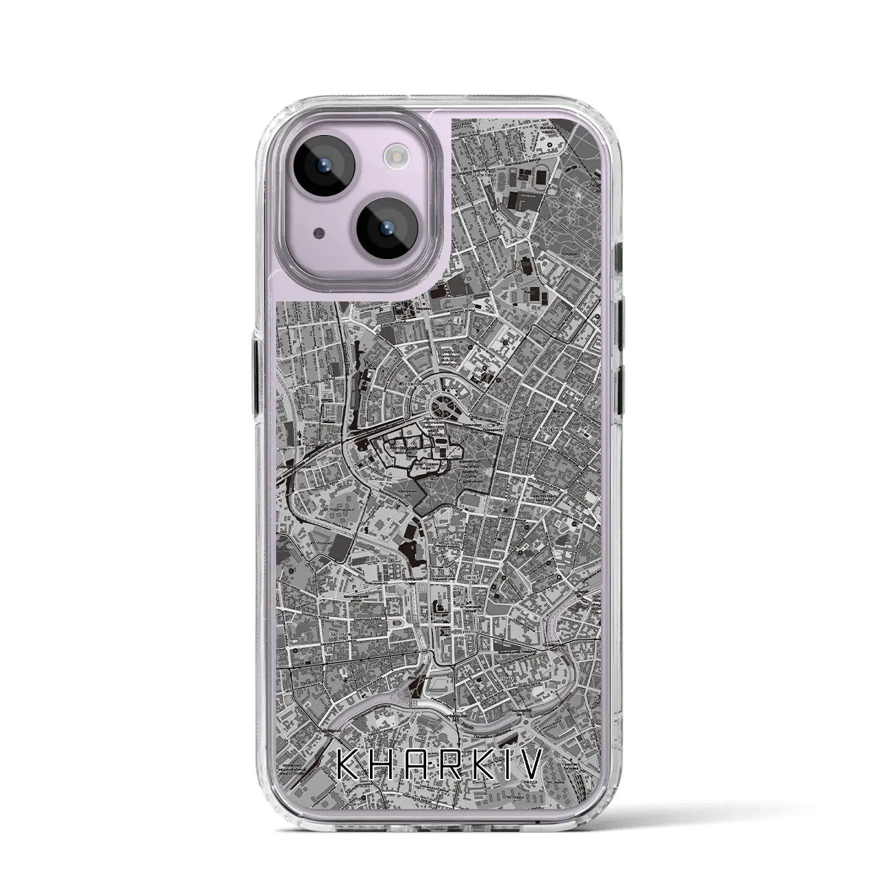 【ハルキウ(ウクライナ)】地図柄iPhoneケース(MagSafeタイプ)