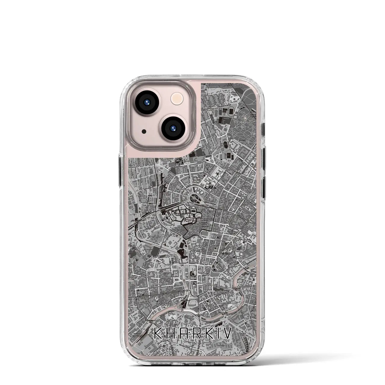 【ハルキウ(ウクライナ)】地図柄iPhoneケース(MagSafeタイプ)