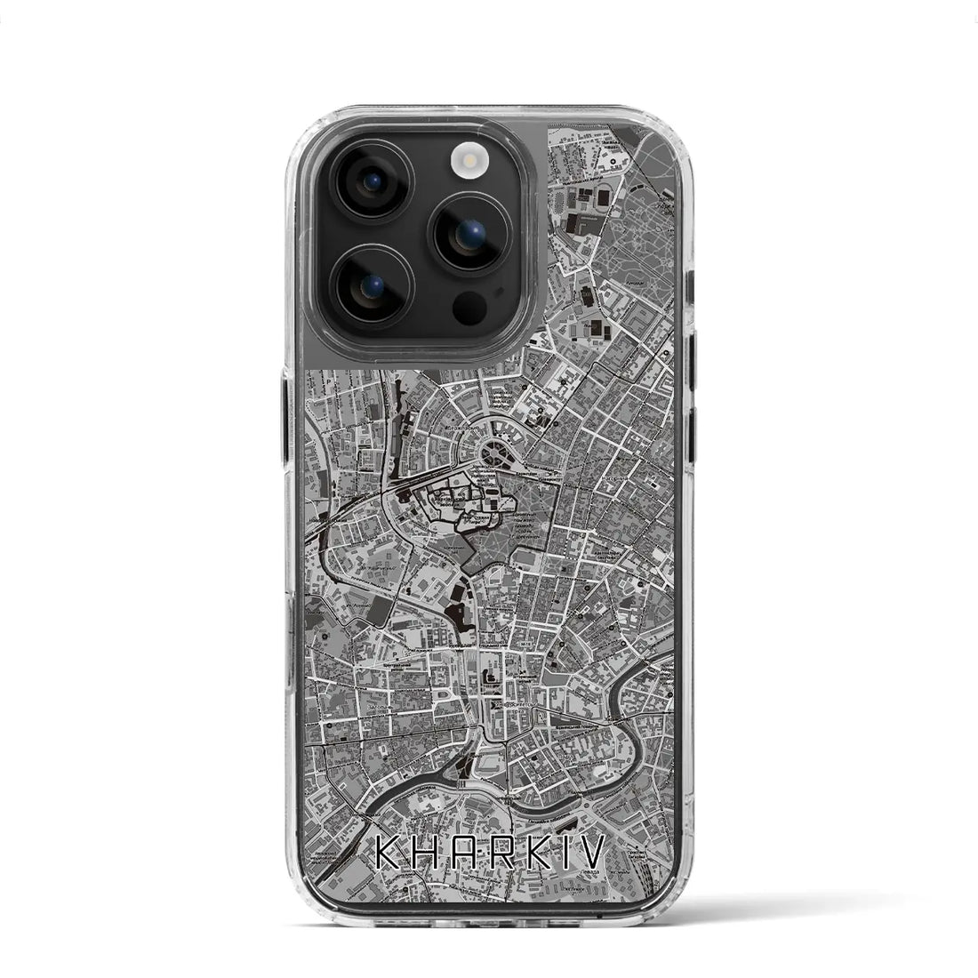 【ハルキウ(ウクライナ)】地図柄iPhoneケース(MagSafeタイプ)