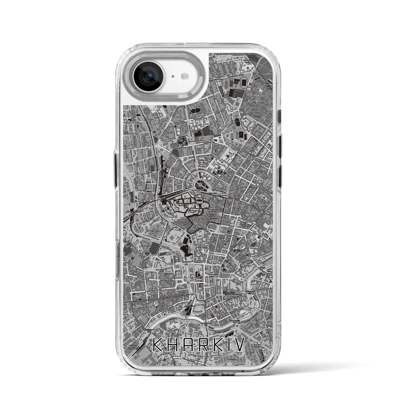 【ハルキウ(ウクライナ)】地図柄iPhoneケース(MagSafeタイプ)
