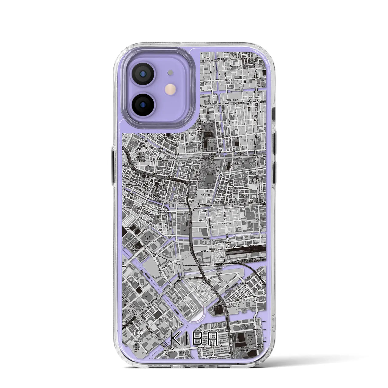 【木場(東京都)】地図柄iPhoneケース(MagSafeタイプ)