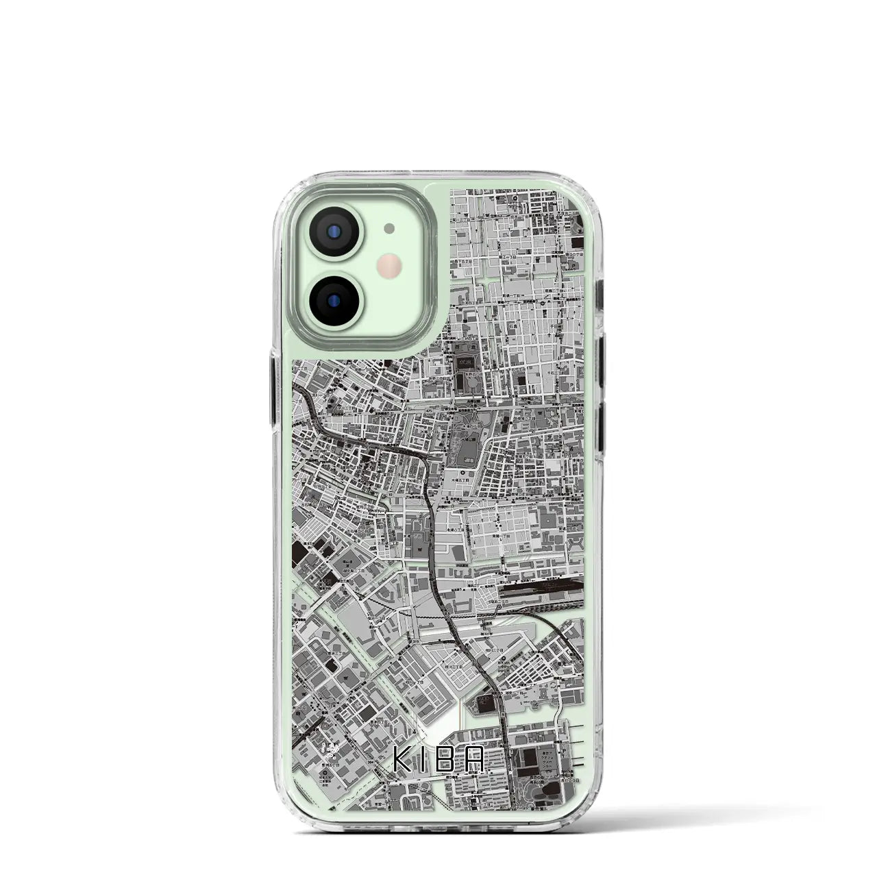 【木場(東京都)】地図柄iPhoneケース(MagSafeタイプ)