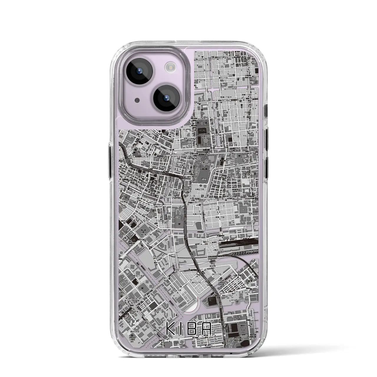 【木場(東京都)】地図柄iPhoneケース(MagSafeタイプ)