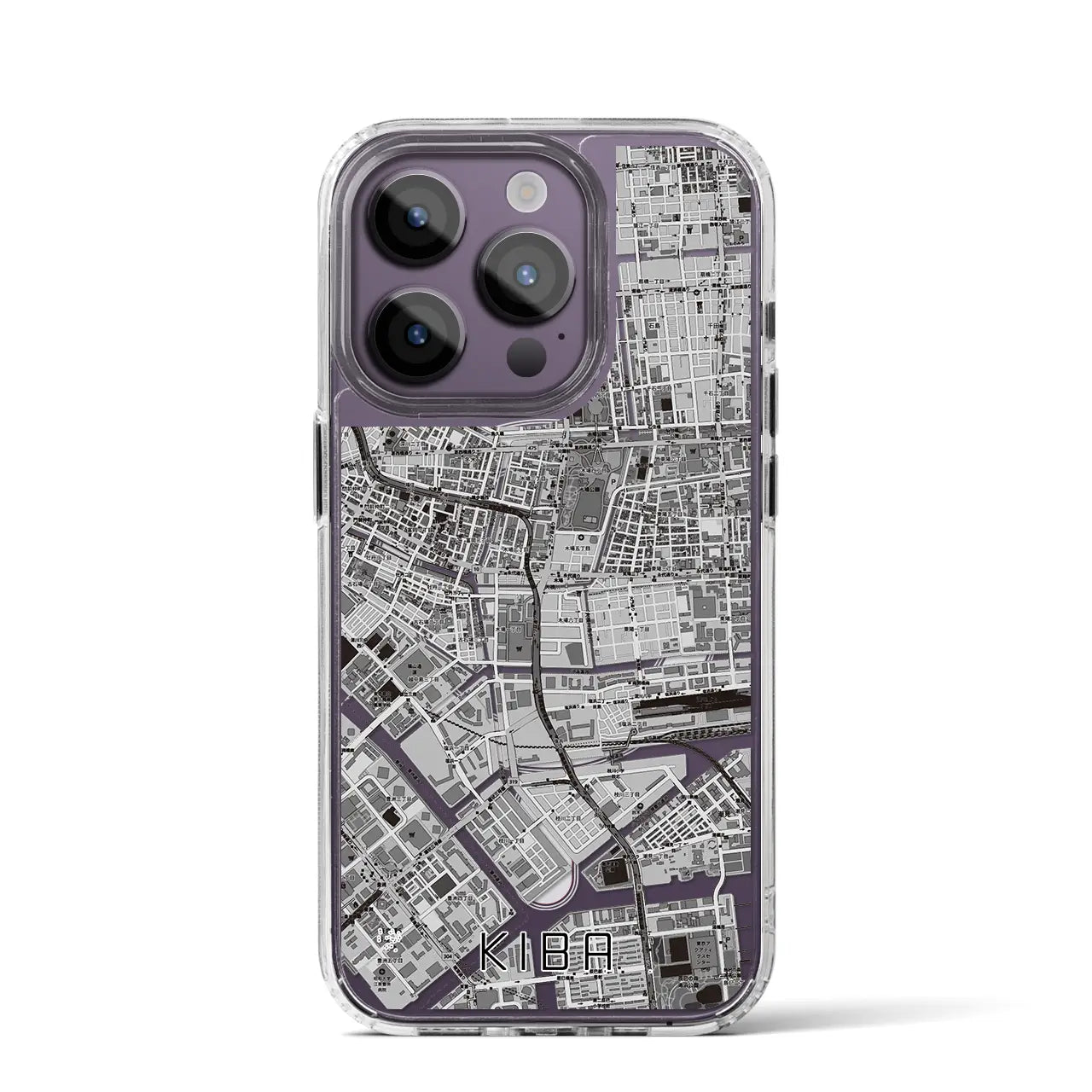 【木場(東京都)】地図柄iPhoneケース(MagSafeタイプ)