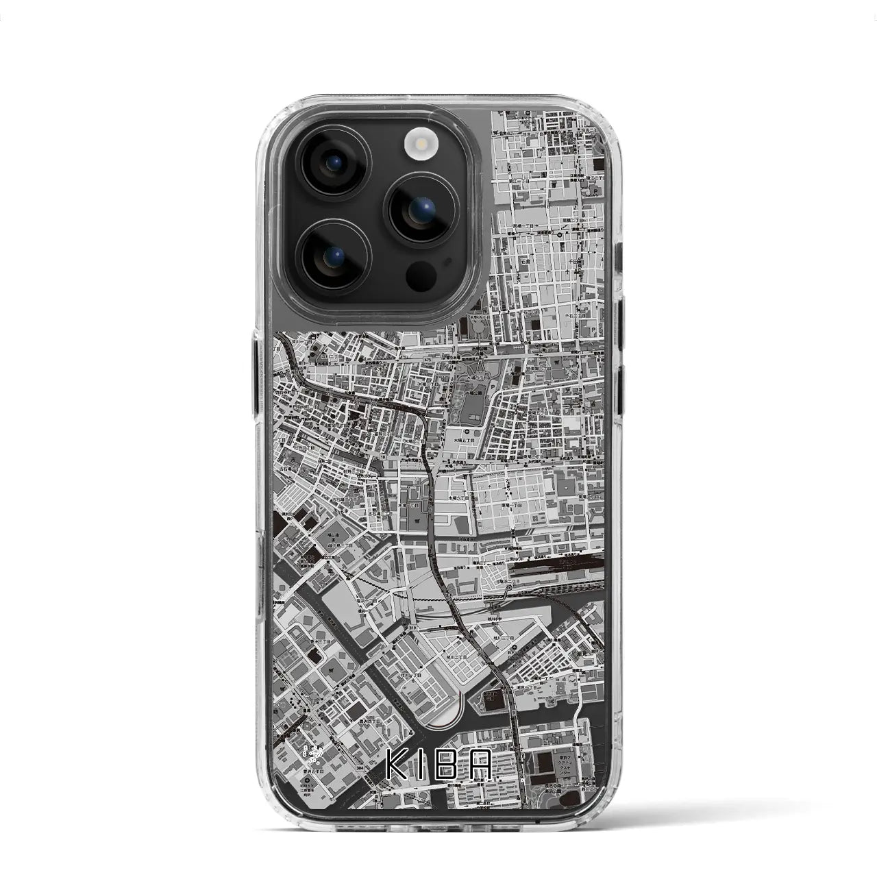 【木場(東京都)】地図柄iPhoneケース(MagSafeタイプ)