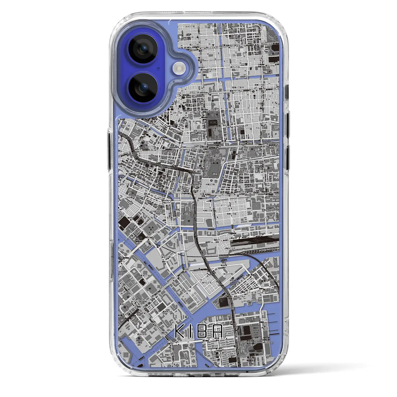 【木場(東京都)】地図柄iPhoneケース(MagSafeタイプ)