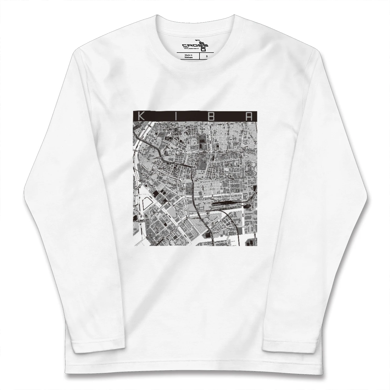 【木場(東京都)】地図柄ロングスリーブTシャツ