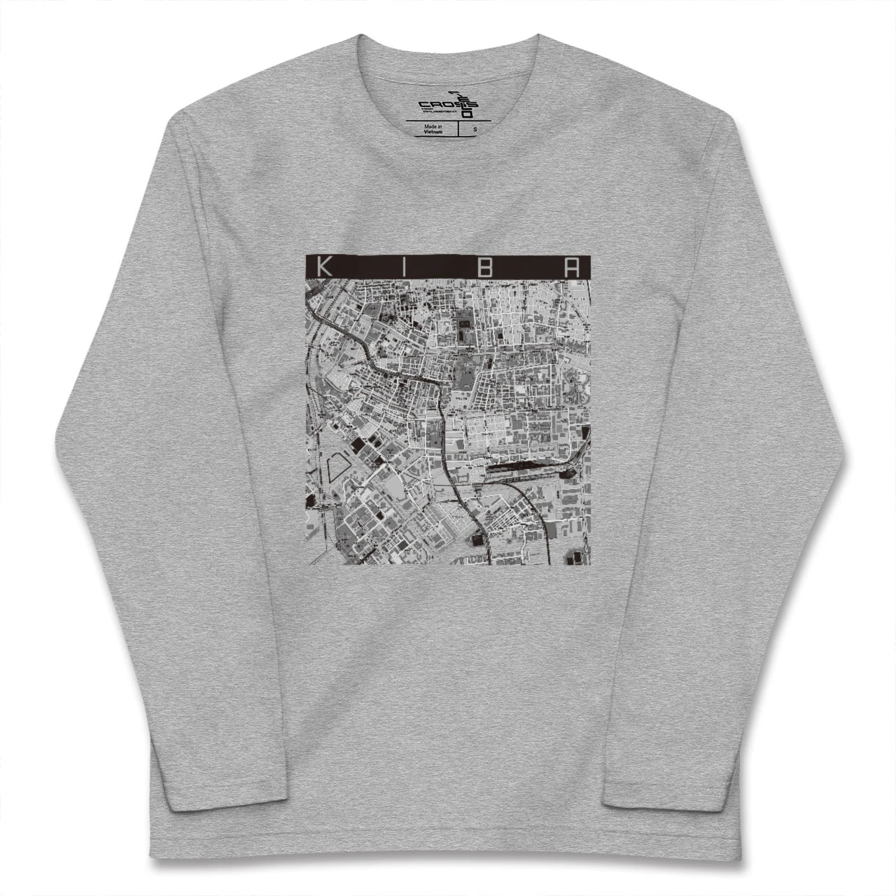 【木場(東京都)】地図柄ロングスリーブTシャツ