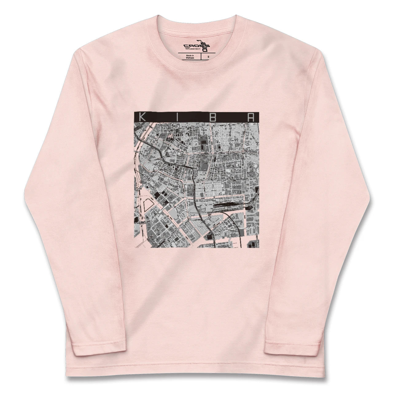 【木場(東京都)】地図柄ロングスリーブTシャツ