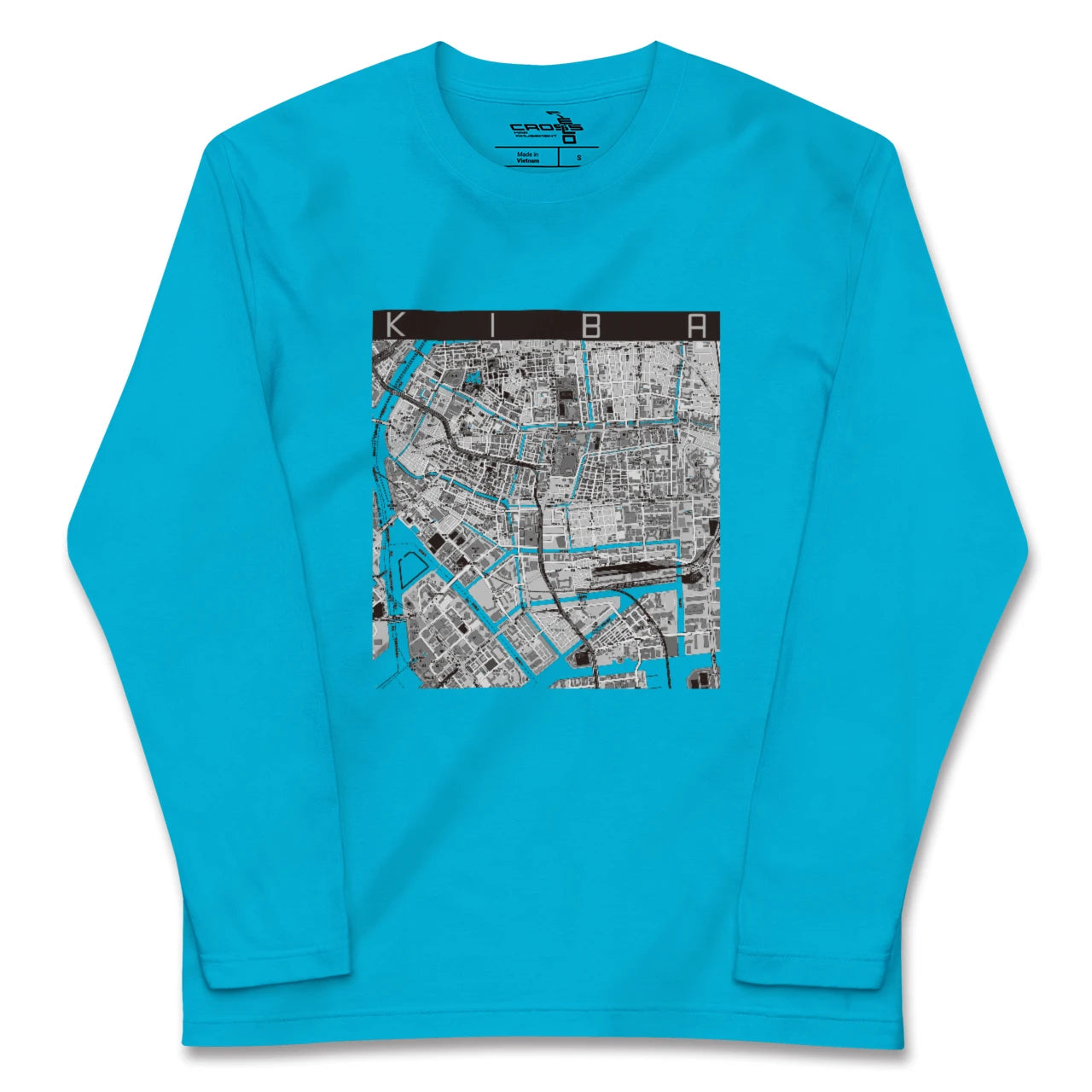 【木場(東京都)】地図柄ロングスリーブTシャツ