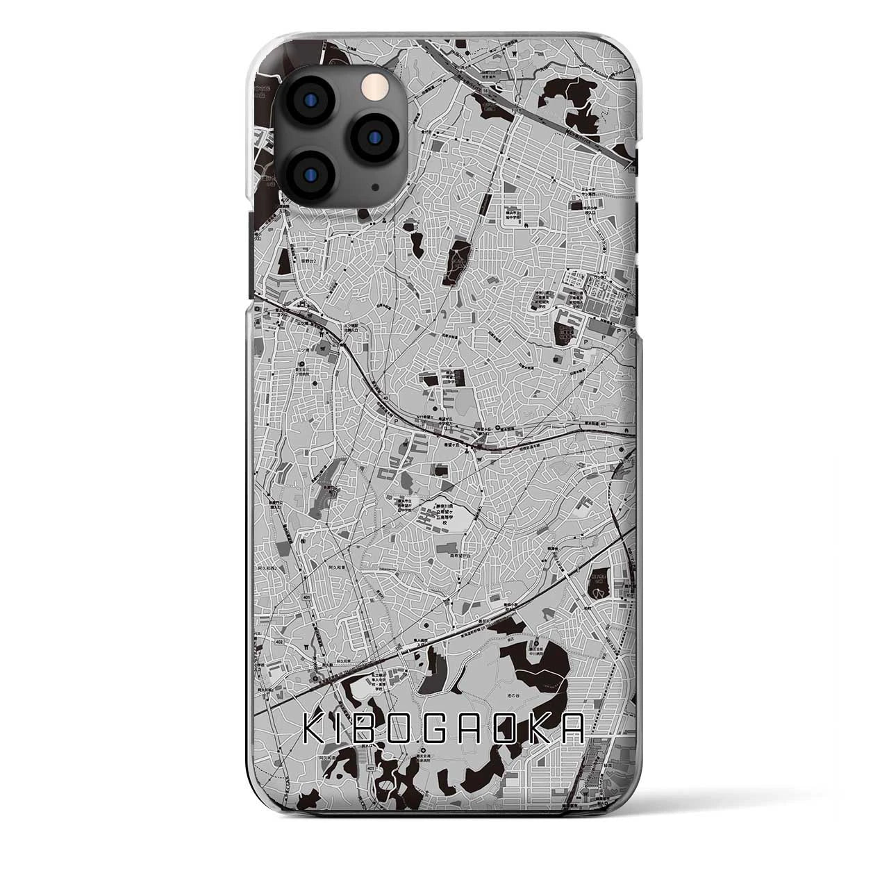 【希望ヶ丘(神奈川県)】地図柄iPhoneケース(クリアタイプ)