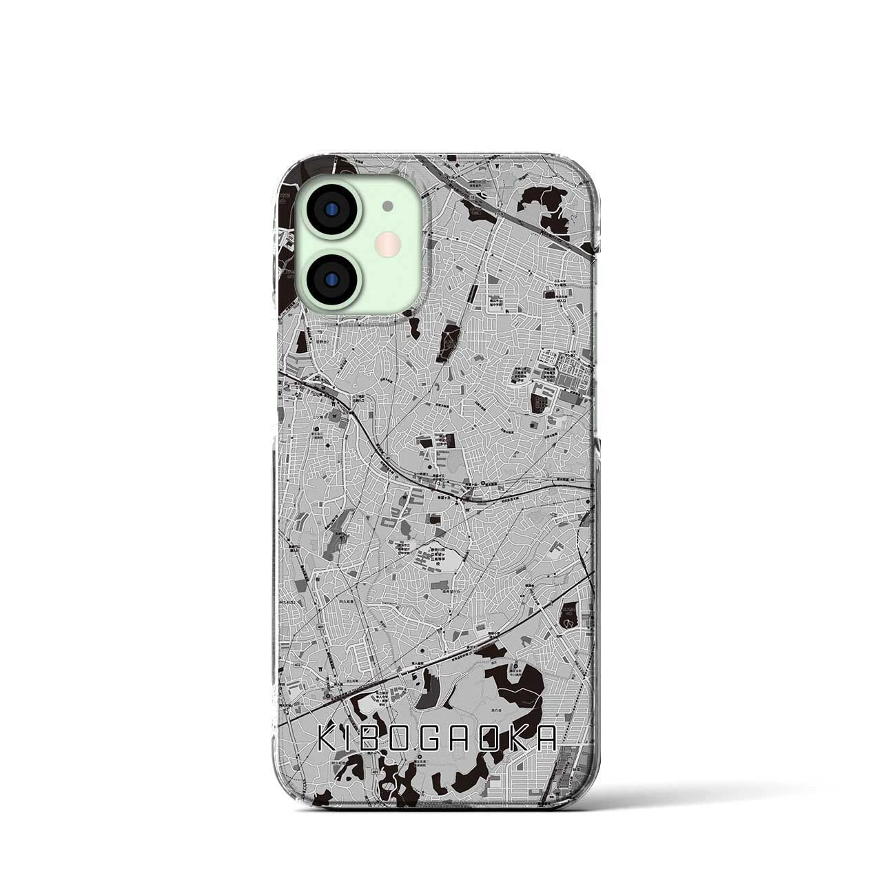 【希望ヶ丘(神奈川県)】地図柄iPhoneケース(クリアタイプ)