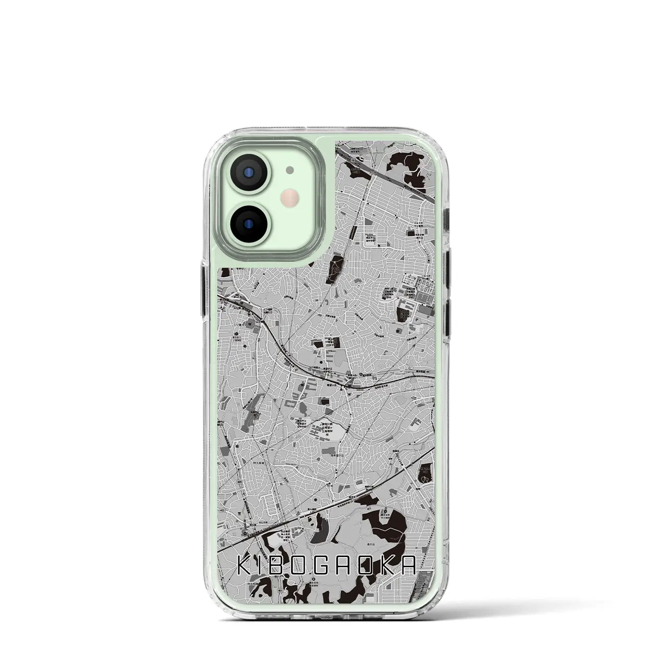 【希望ヶ丘(神奈川県)】地図柄iPhoneケース(MagSafeタイプ)