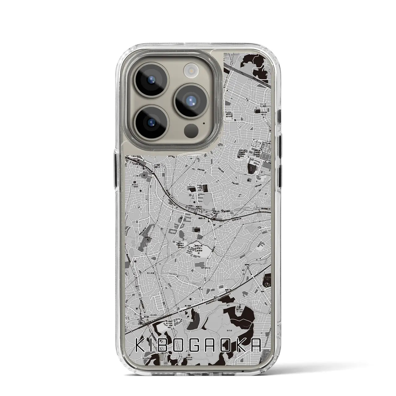 【希望ヶ丘(神奈川県)】地図柄iPhoneケース(MagSafeタイプ)