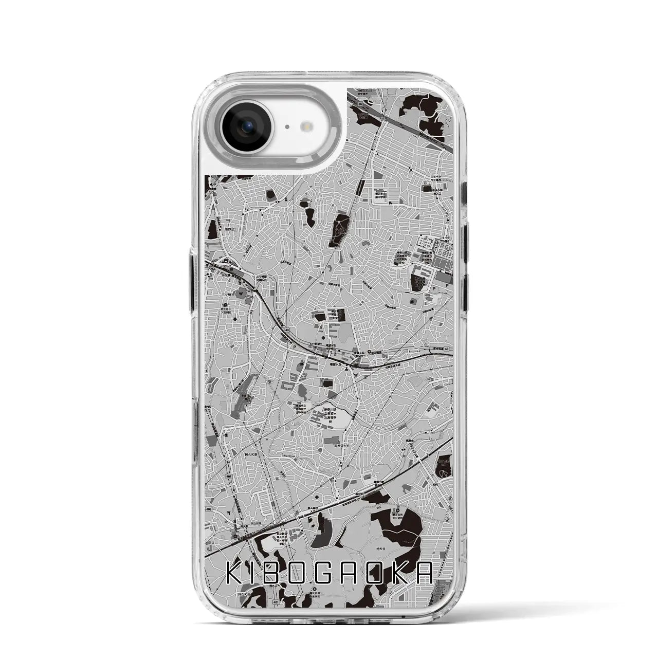 【希望ヶ丘(神奈川県)】地図柄iPhoneケース(MagSafeタイプ)